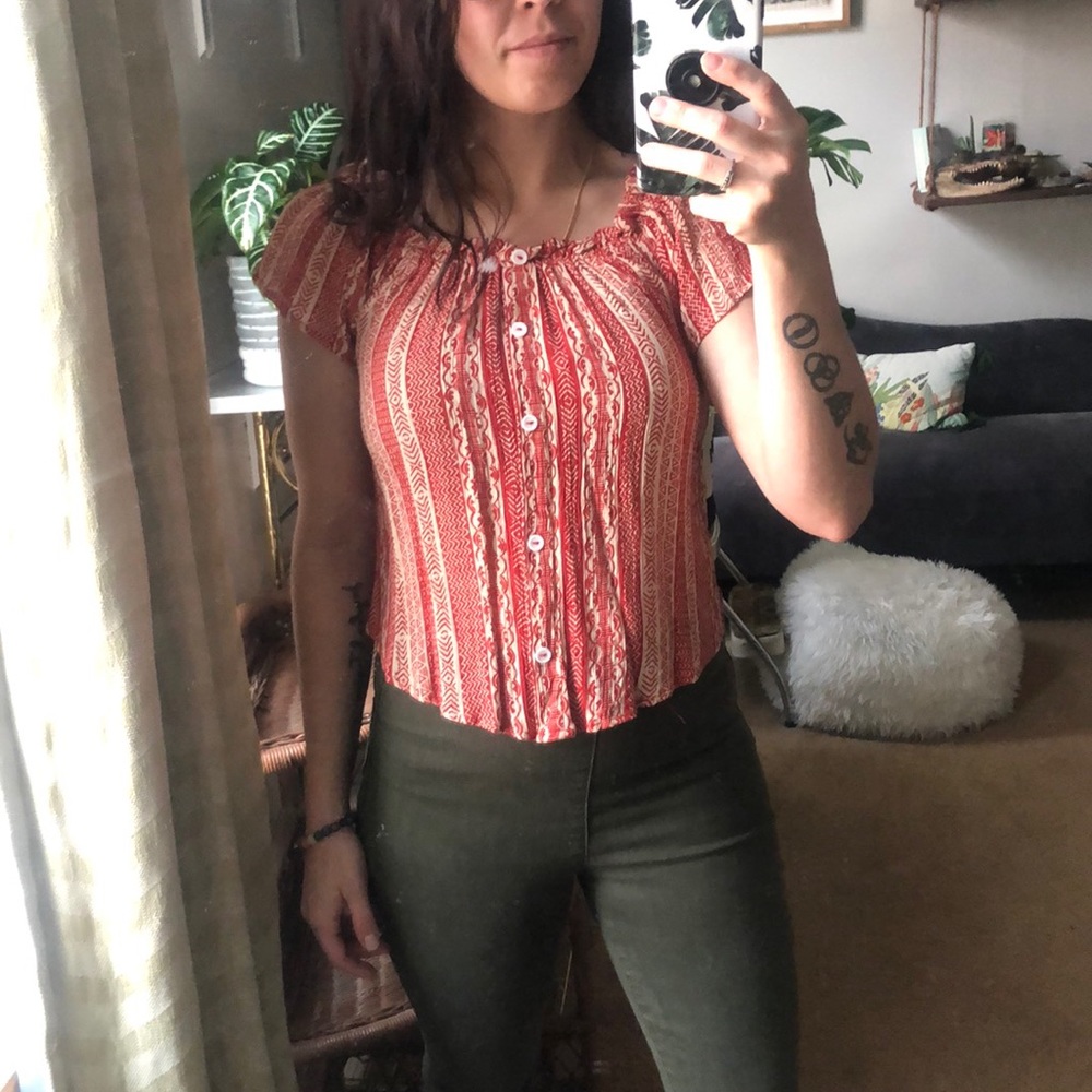 Cute boho top